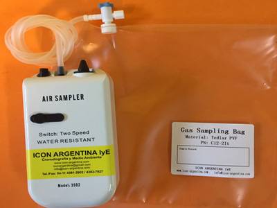 Muestreador de biogas