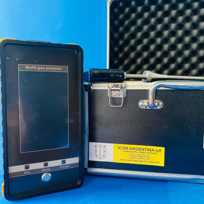 Analizador portátil múltiples gases con probeta de alta temperatura 600oC